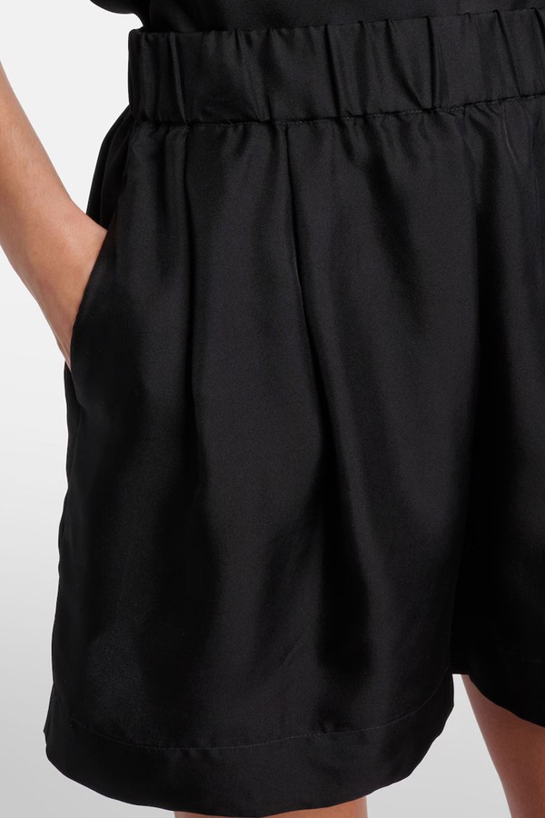 Zurich Silk Twill Shorts from Asceno