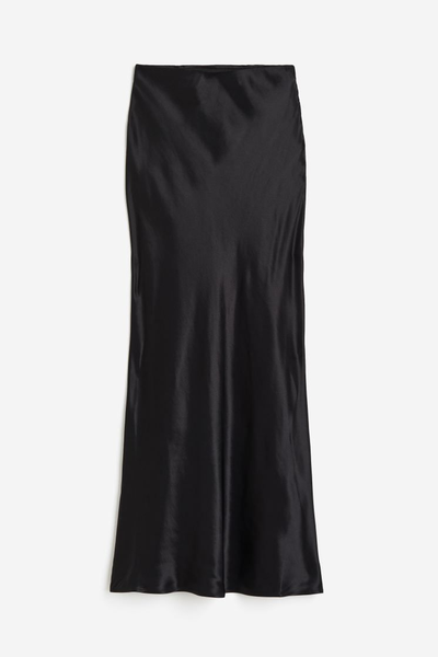 Satin Maxi Skirt