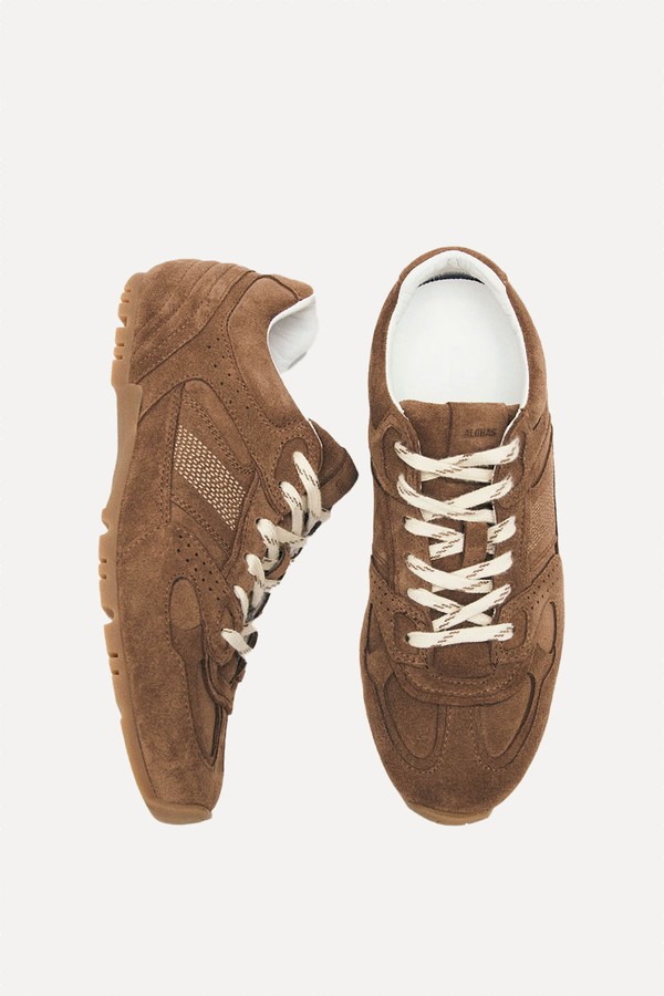 Tb.56 Suede Brown Leather Sneakers from Alohas