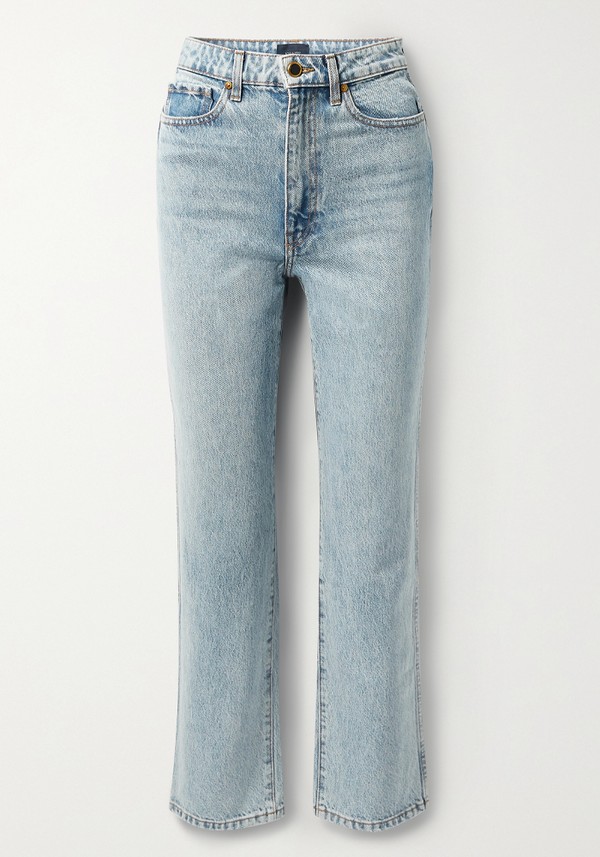 Abigail High-Rise Straight-Leg Jeans from Khaite