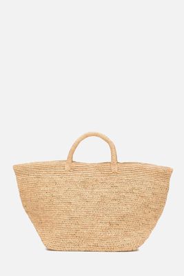 Vanilla Woven Tote from Ibeliv