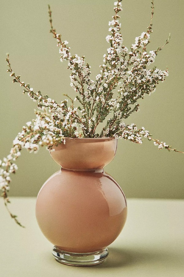 Maude Sculptural Glass Vase from Anthropologie