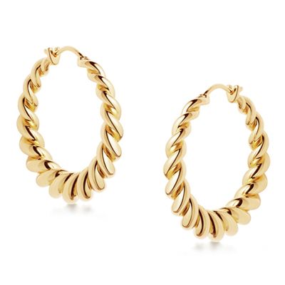 Gold Tidal Hoops from Missoma