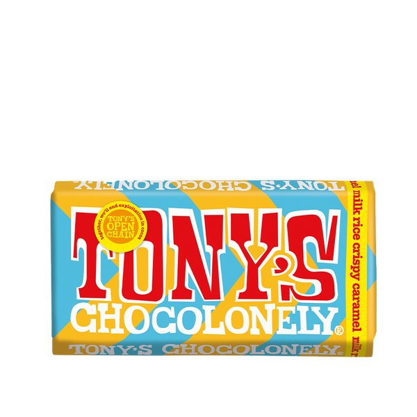 Milk Chocolate Caramel Rice Crispy from Tony's Chocolonely