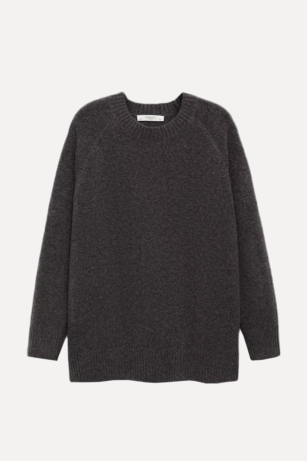 Round-Neck Knitted Sweater from Mango