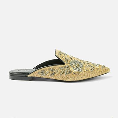 Katja Embroidered Mules from Topshop