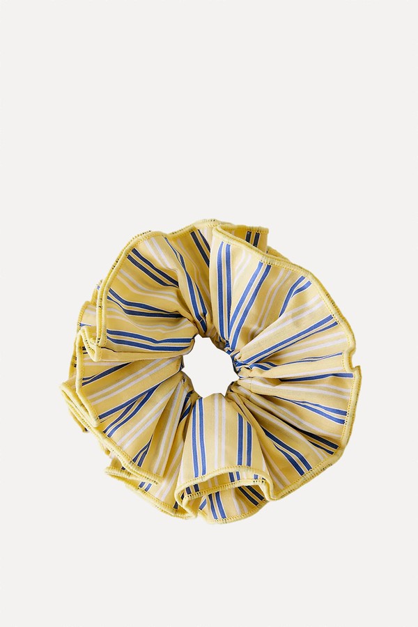 Oversized Stripe Hair Scrunchie from ANTHROPOLOGIE