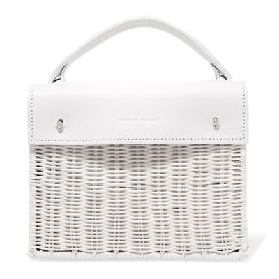 Rattan & Leather tote from Wicker Wings