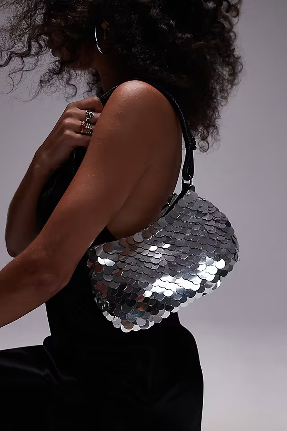 Sonia Sequin Shoulder Bag