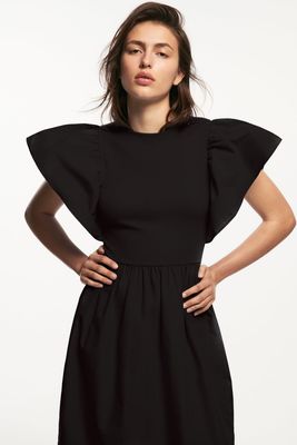Frilled Sleeve Dress from Zara