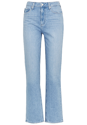Sarah Light Blue Straight-Leg Jeans from Paige