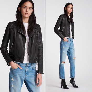 Conroy Leather Biker Jacket