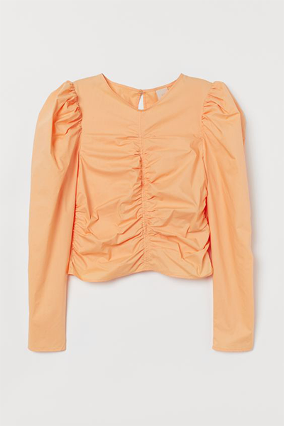 Puff-Sleeved Blouse from H&M