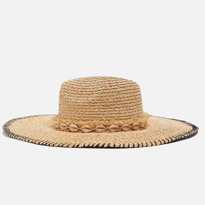Hat With Shells from Zara