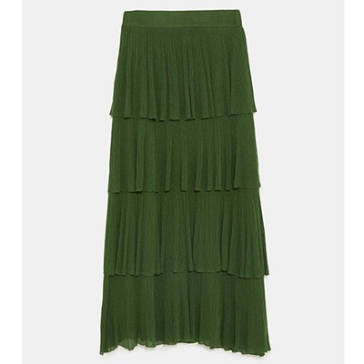 Skirt With Frills from Zara