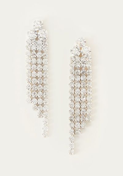 Sabrina Clear Diamanté Earring