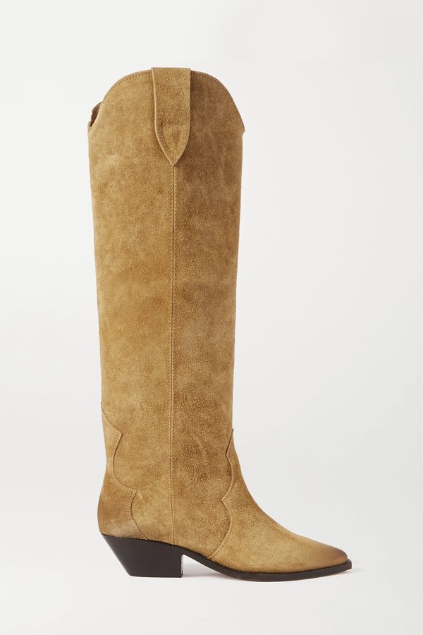 Denvee Suede Knee Boots from Isabel Marant