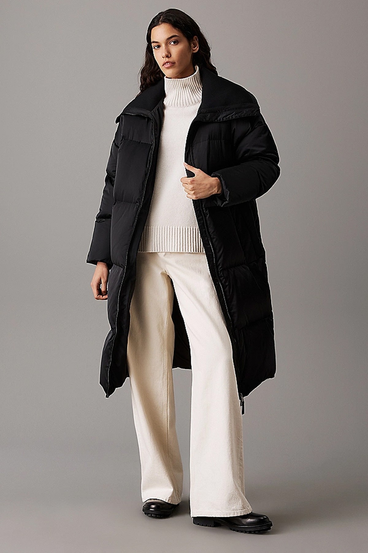 Relaxed Padded Down Coat