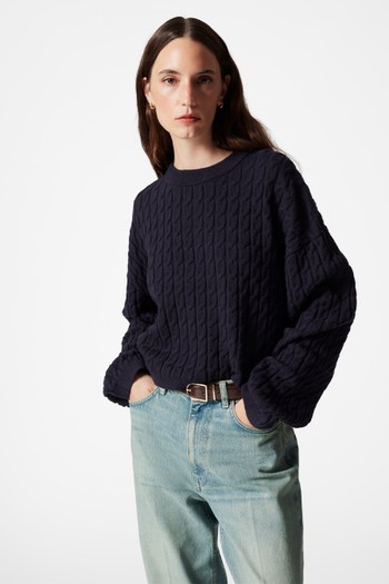 Cable-Knit Wool Jumper from & Other Stories