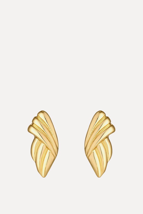 Vintage Inspired Fan Earrings from Jon Richard