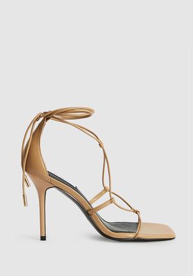 Kali Leather Strappy Wrap Sandals