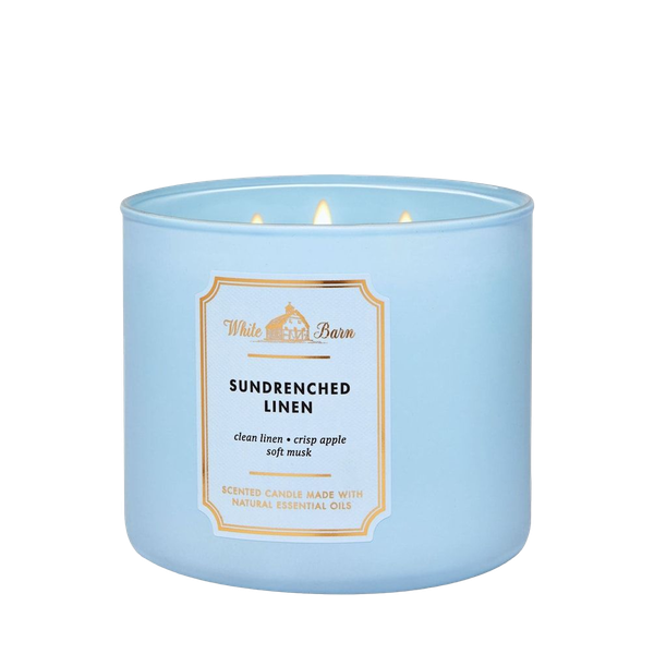 SunDrenched Linen 3-Wick Candle