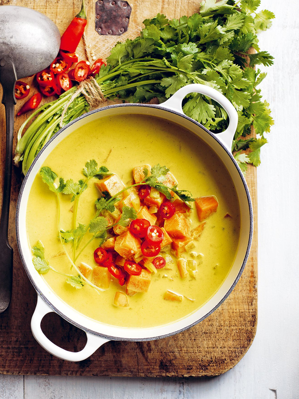 Spiced Turmeric, Sweet Potato & Carrot Soup