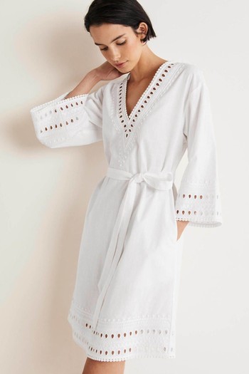 Embroidered Kaftan Dress from Boden