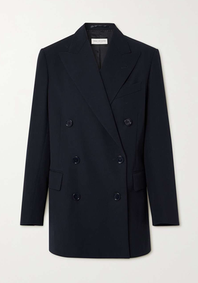 Bomeos Double-Breasted Twill Blazer from Dries Van Noten