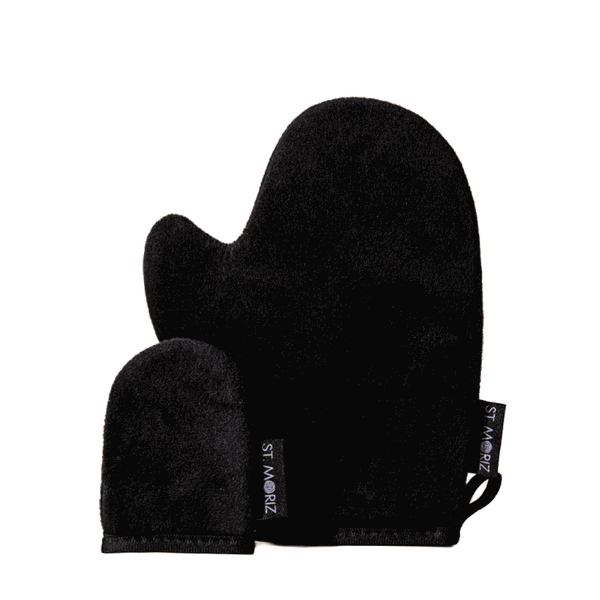 Luxury Double Sided Self Tanning Mitt With Face Mitt Set from st. moriz