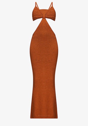 Serita Open-Panel Knitted Midi Dress from Cult Gaia