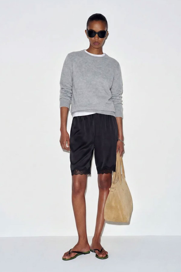 Clara Silk Bermuda Shorts from Reformation