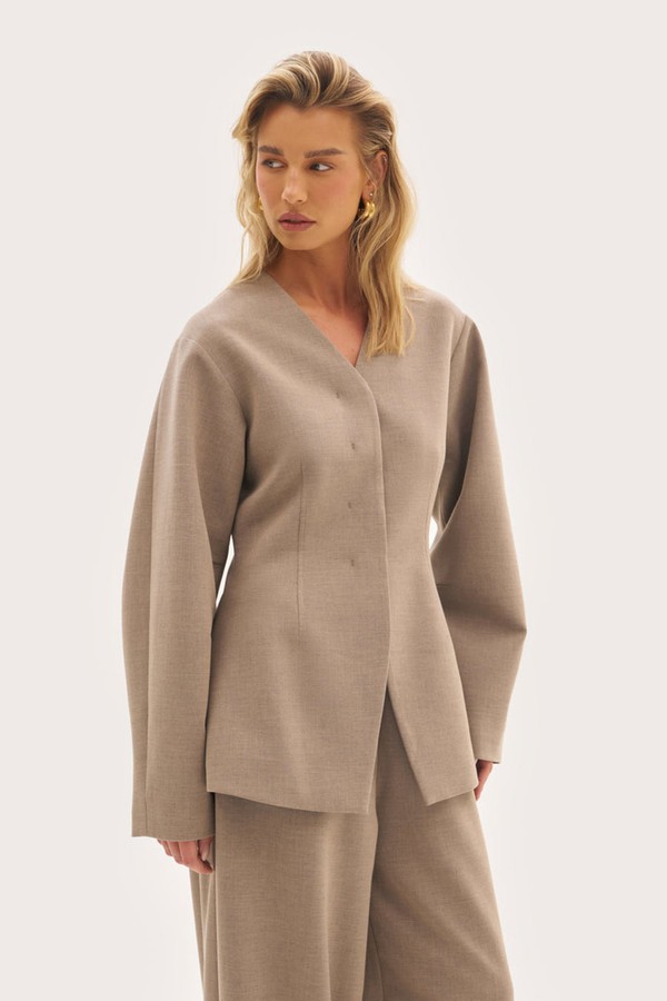 Alora Balloon Sleeve Blazer from Maebe