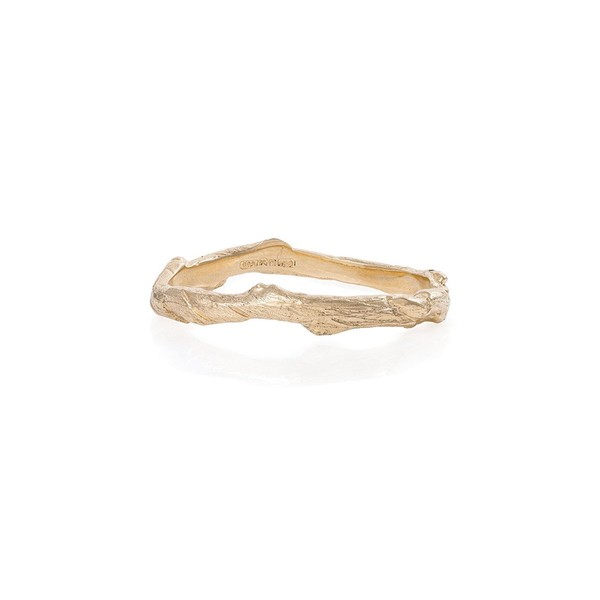 Hawthorn Ring Twig Band Infinity Ring