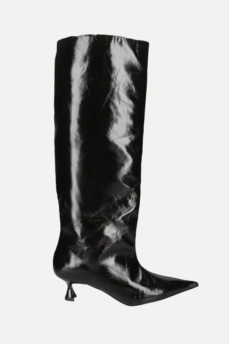 Slouchy Knee-High Boots from Ganni