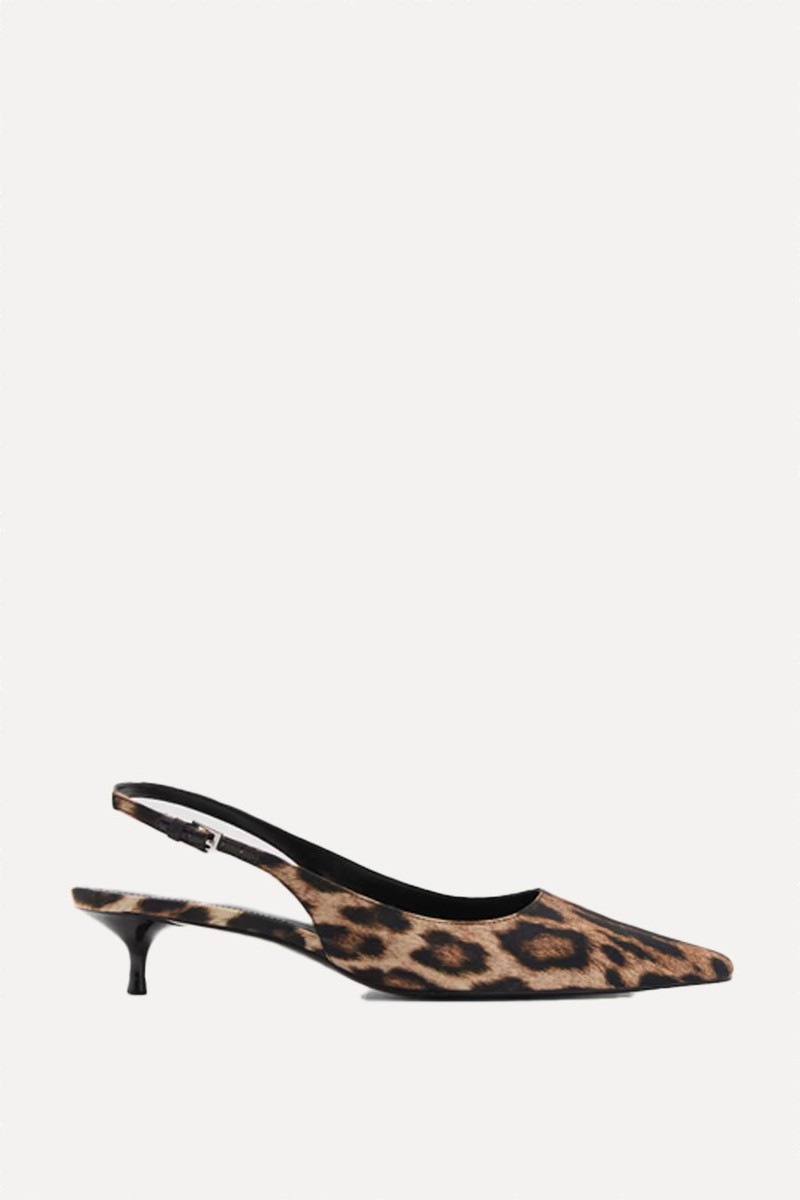 Leopard-Print Heeled Shoes from Mango