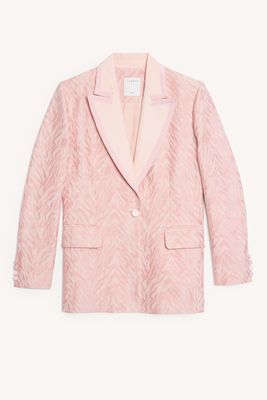 Tailored Jacket In Striped Jacquard from Sandro