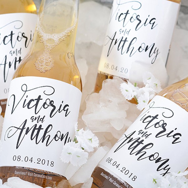 Vintage Wedding Beer Bottle Labels from LabelsRus