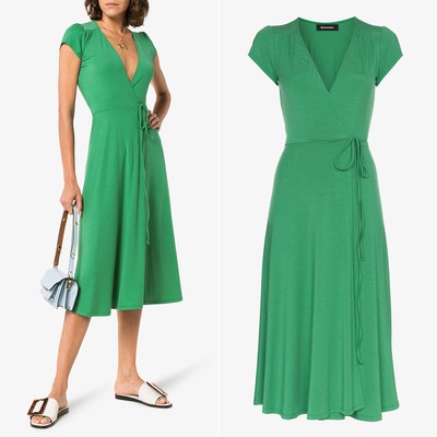 Exclusive Becca Wrap Midi Dress