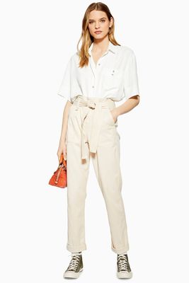Paperbag Utility Cargo Trousers from Topshop