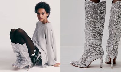 After Midnight Sequin Boots, £248 | Vicenza