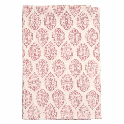 Pink Leaf Tablecloth from Sarah K
