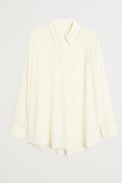 100% Silk Shirt from Mango