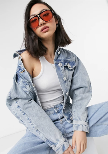 Denim Trucker Jacket from River island