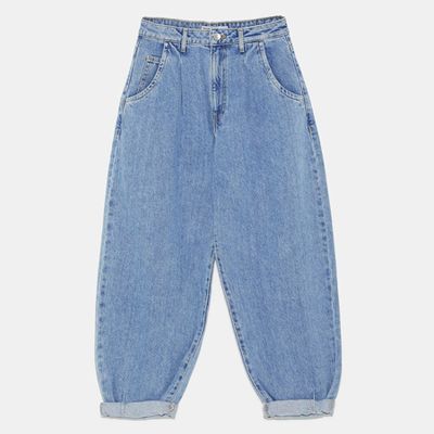 Slouchy Darted Jeans from Zara
