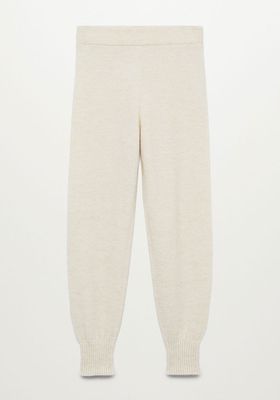 Knit Jogger-Style Trousers from Mango