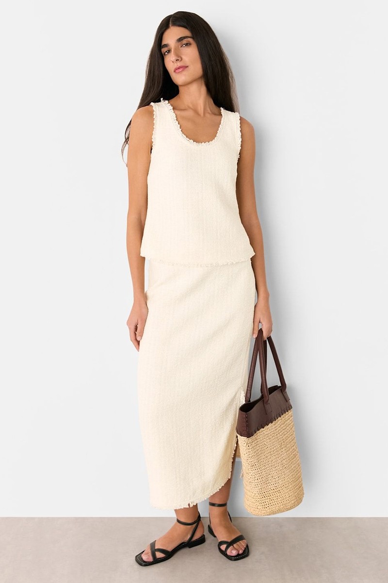 Lucie Boucle Pencil Midi Skirt