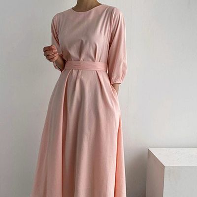 Cotton Wrap Dress