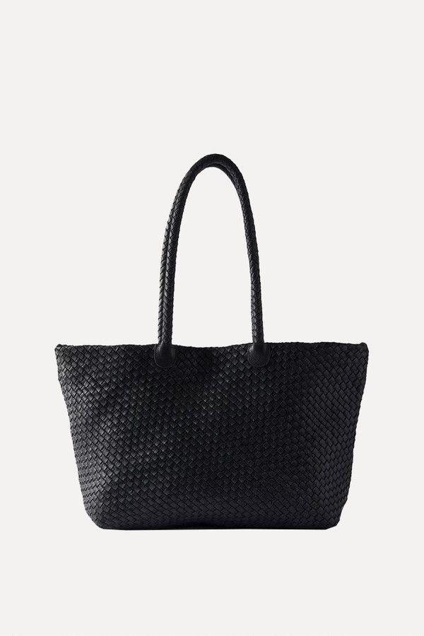 Leather Woven Tote Bag from Mint Velvet