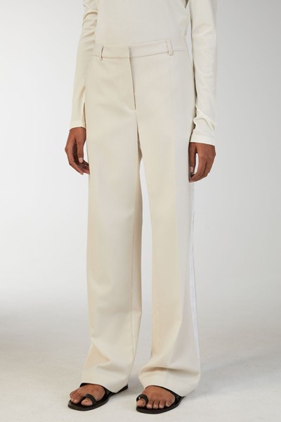 Wool Hopsack Tuxedo Trousers from Arket